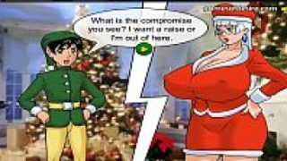 การตูน์18+ ต้อนรับวันคริสต์มาส กับแซนดี้นมโตมากๆ เจอเอลฟ์หลอดเย็ดแซนดี้เมียซานต้าคลอส เอาควยยัดปากก็เย็ดได้แล้ว