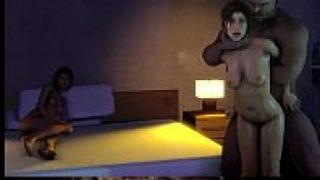 หนังการ์ตูนโป๊Hentai แนวถูกข่มขืนแม่ลูก โจรขึ้นบ้านปล้นสวาทหี จับลูกสาวเย็ดต่อหน้าแม่จนแตกใน แล้วค่อยเย็ดแม่ต่อหน้าลูก